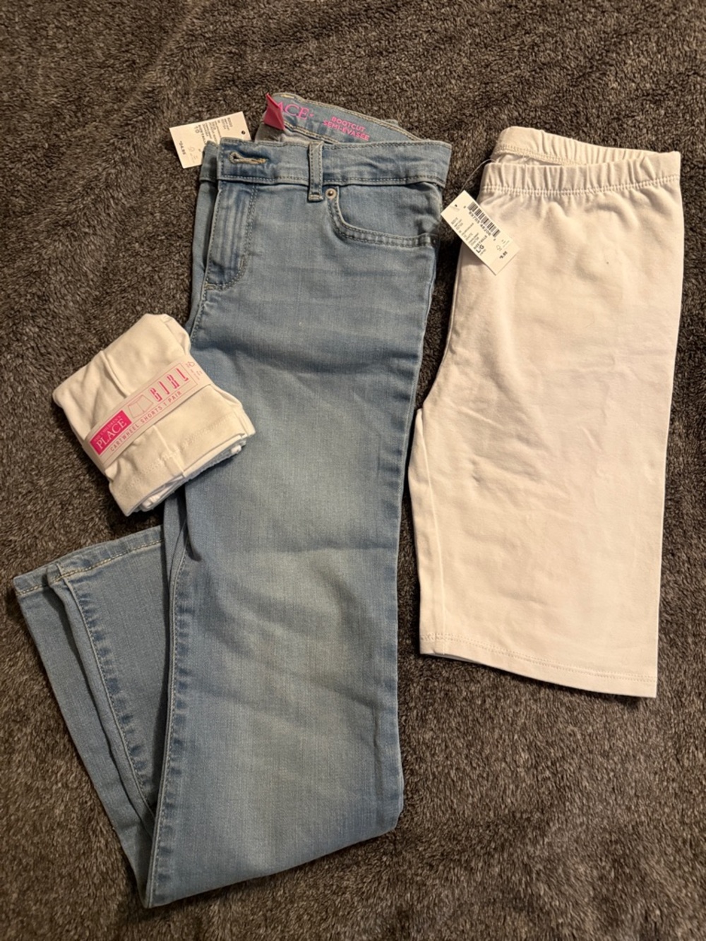 Size 10 The Children's Place Girls' Jeans cartwheel shorts NWT